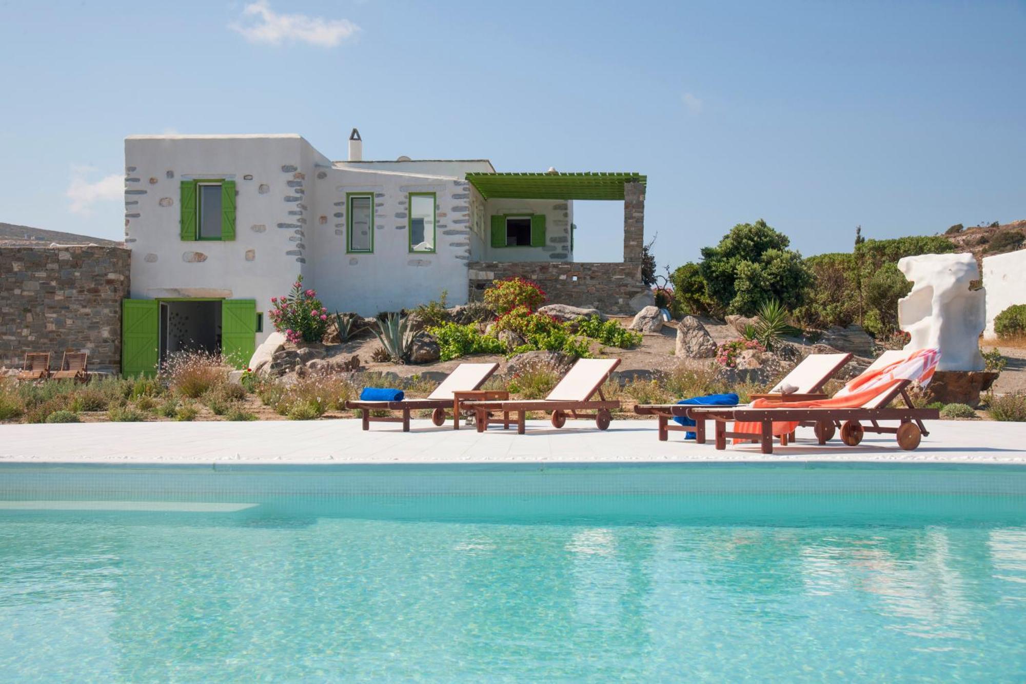 Villa Aeolos With 2 Private Pools Sarakíniko Exterior foto